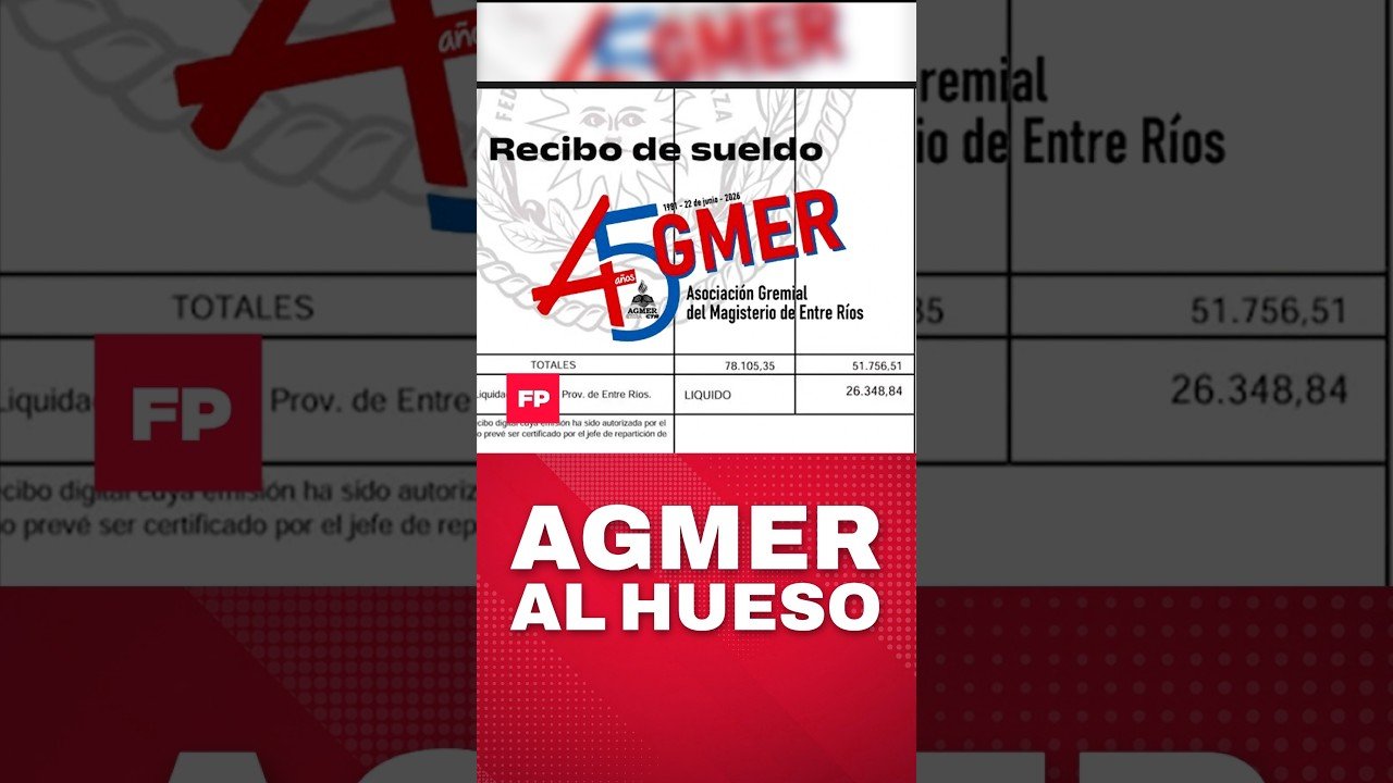 ¿Para qué alcanza el 3,5 de aumento a los docentes de Entre Ríos?